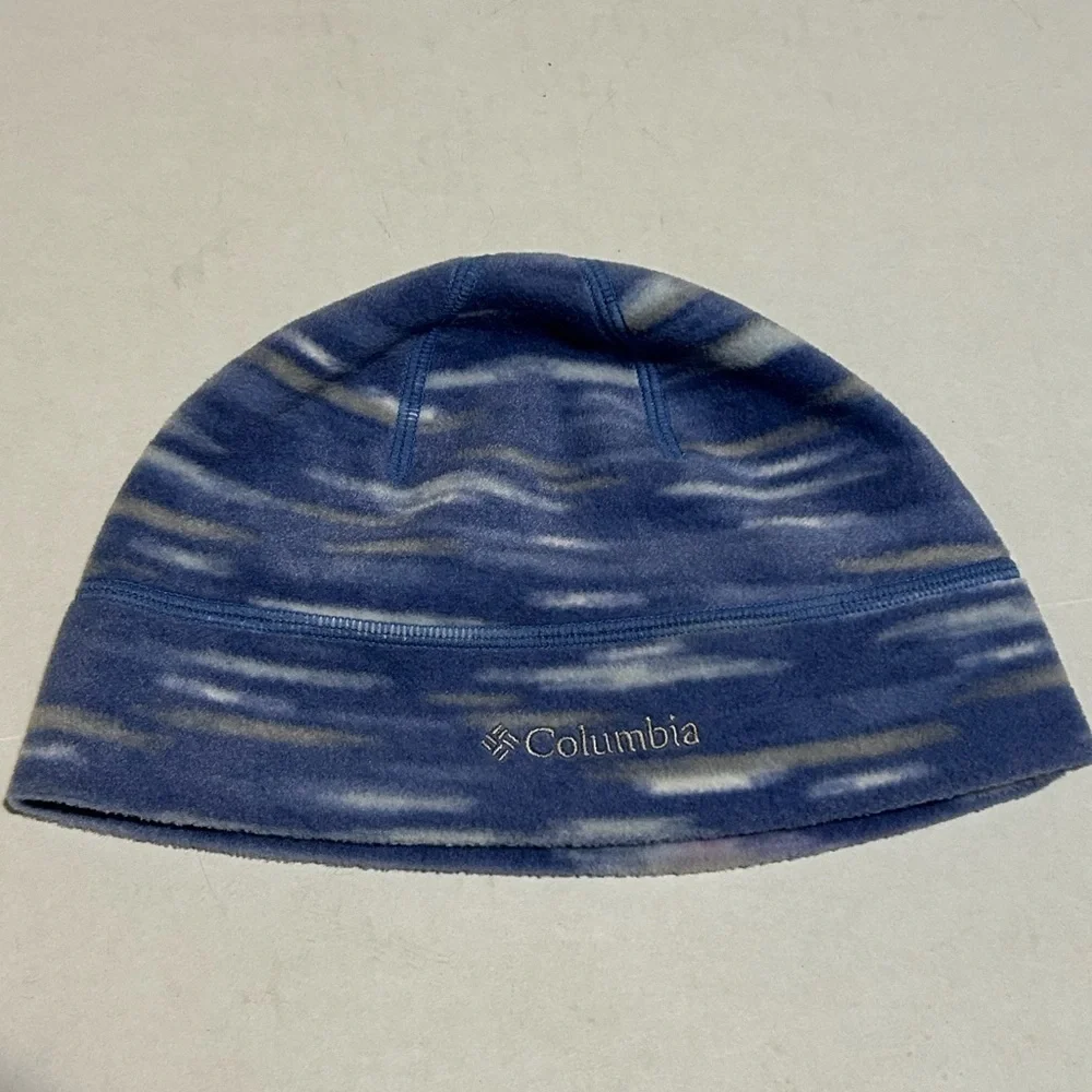 Columbia Blue Patterned Beanie